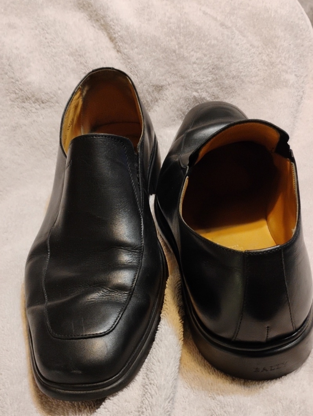 Bally Black Leather Slip-On Loafers - Classic Men's Dress Loafers